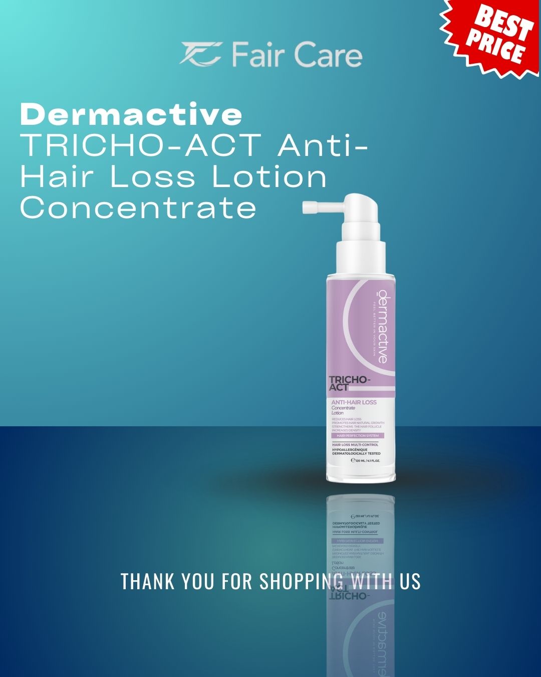 Dermactive (tricho-act) anti hair loss lotion concentrate