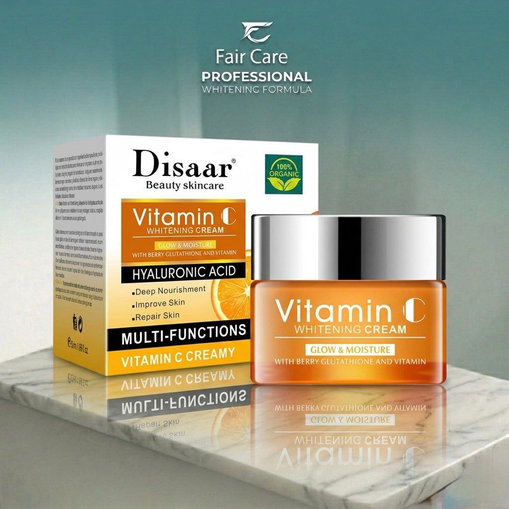Disaar whitening cream 50 gm (vit c+ hyalouronic)(1+1)
