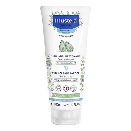 Mustela 2in1 cleansing gel 200ml