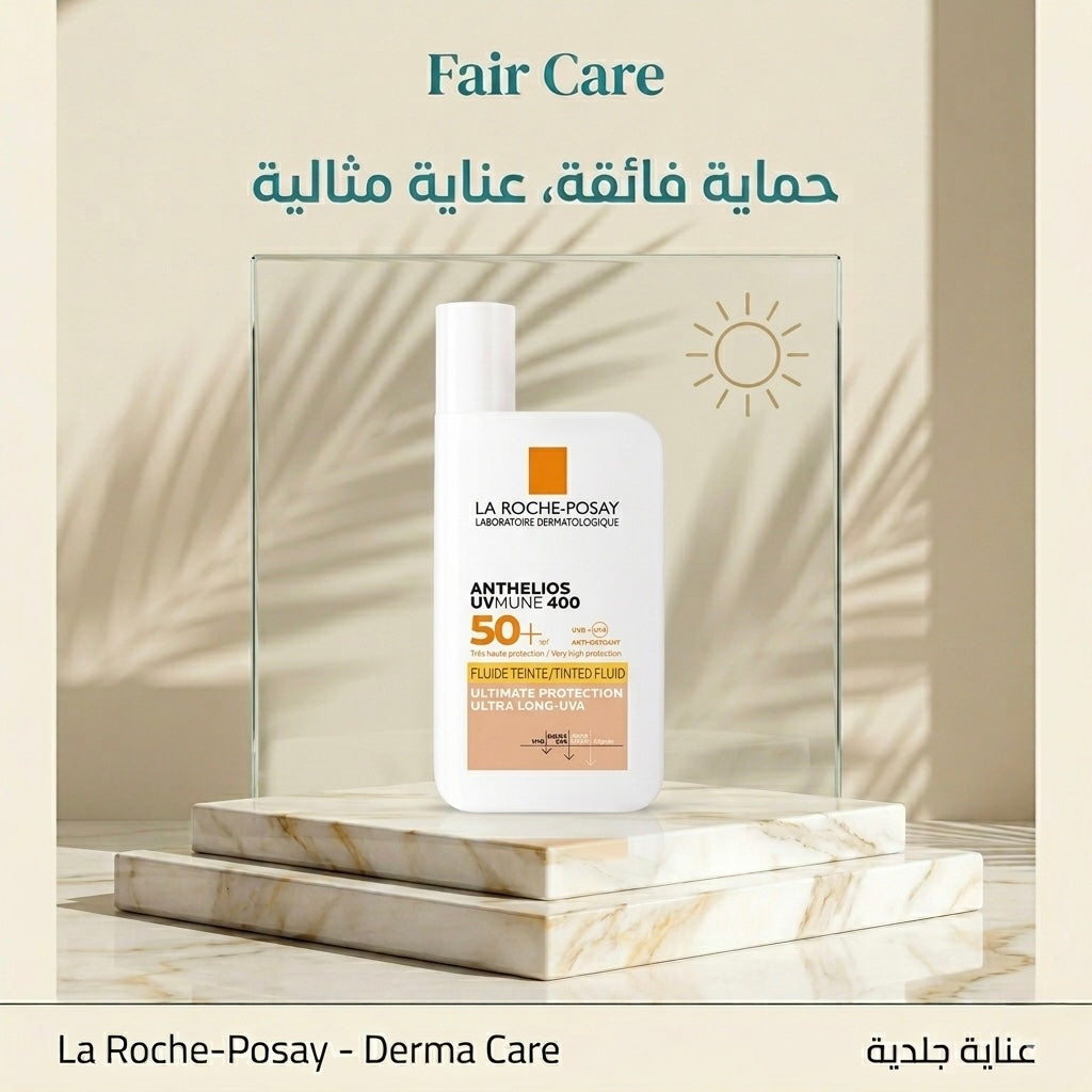 La roche posay anthelios ultra light invisible tinted fluid spf50