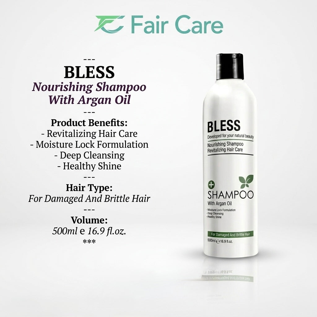 Bless nourishing shampoo with argan oil 500 ml