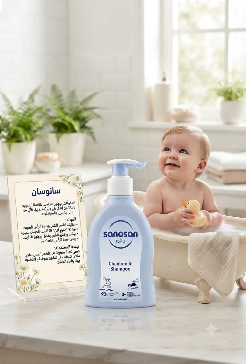 Sanosan chamomile shampoo