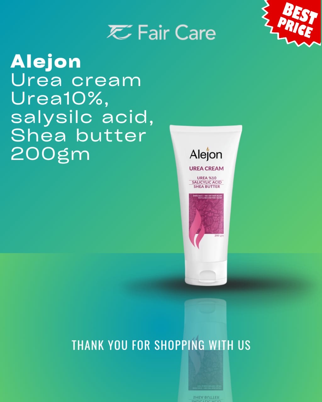Alejon urea cream (200gm)