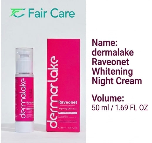 Dermalake raveonet whitening night cream 50ml