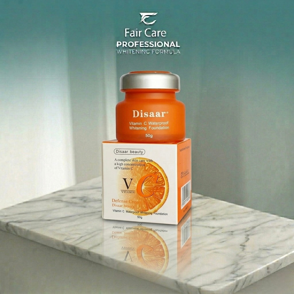 Disaar Vitamin C Waterproof Whitening Foundation - 50 G (1+1)