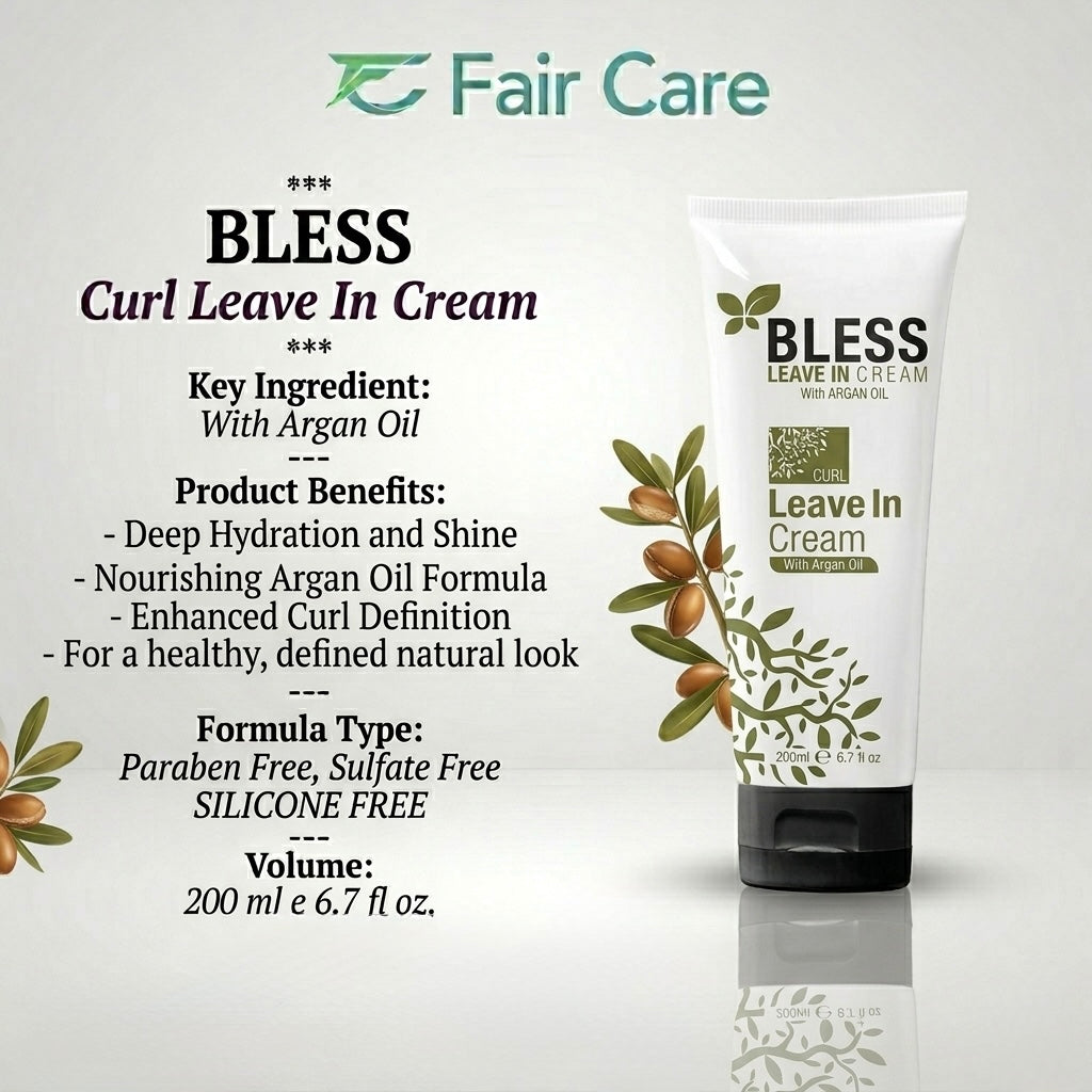 Bless leave in cream with argan oil