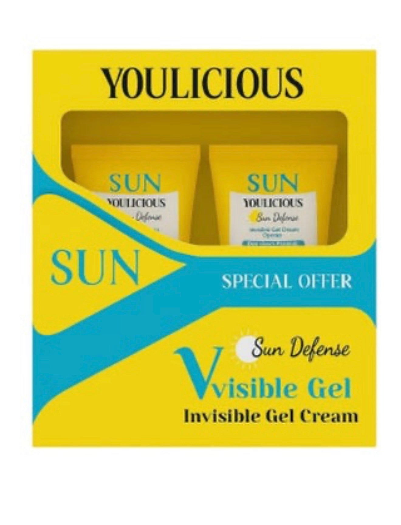 Youlicious sunscreen visible gel 1+1