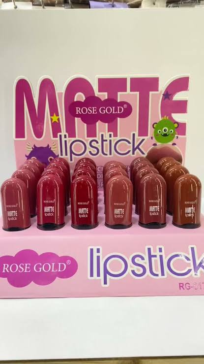 Rose gold matte lipstick درجات