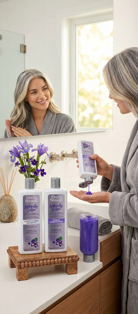 Everystrand naturally silver shampoo&conditioner