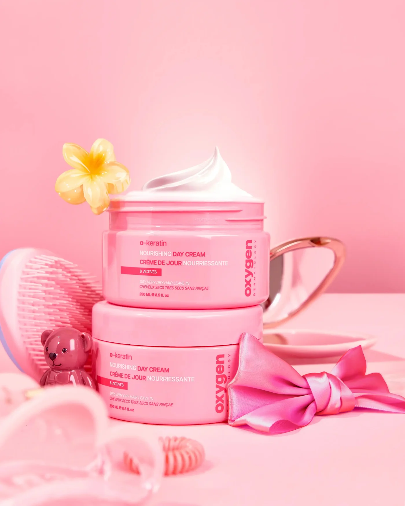 Oxygen O-keratin nourishing hair cream 250ml