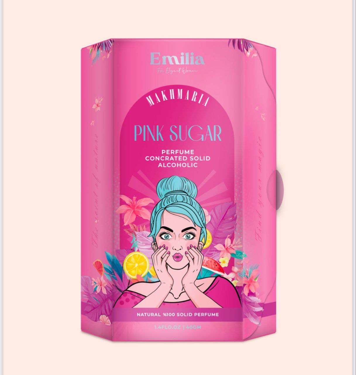 Emilia -مخمرية معطرة pink segar