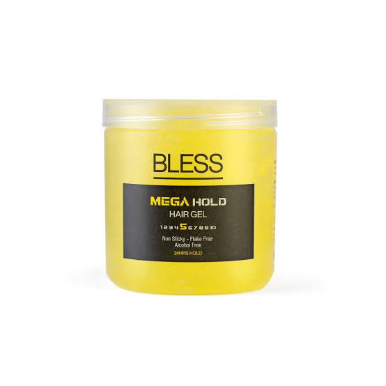 Bless mega hold hair gel ( اصفر)
