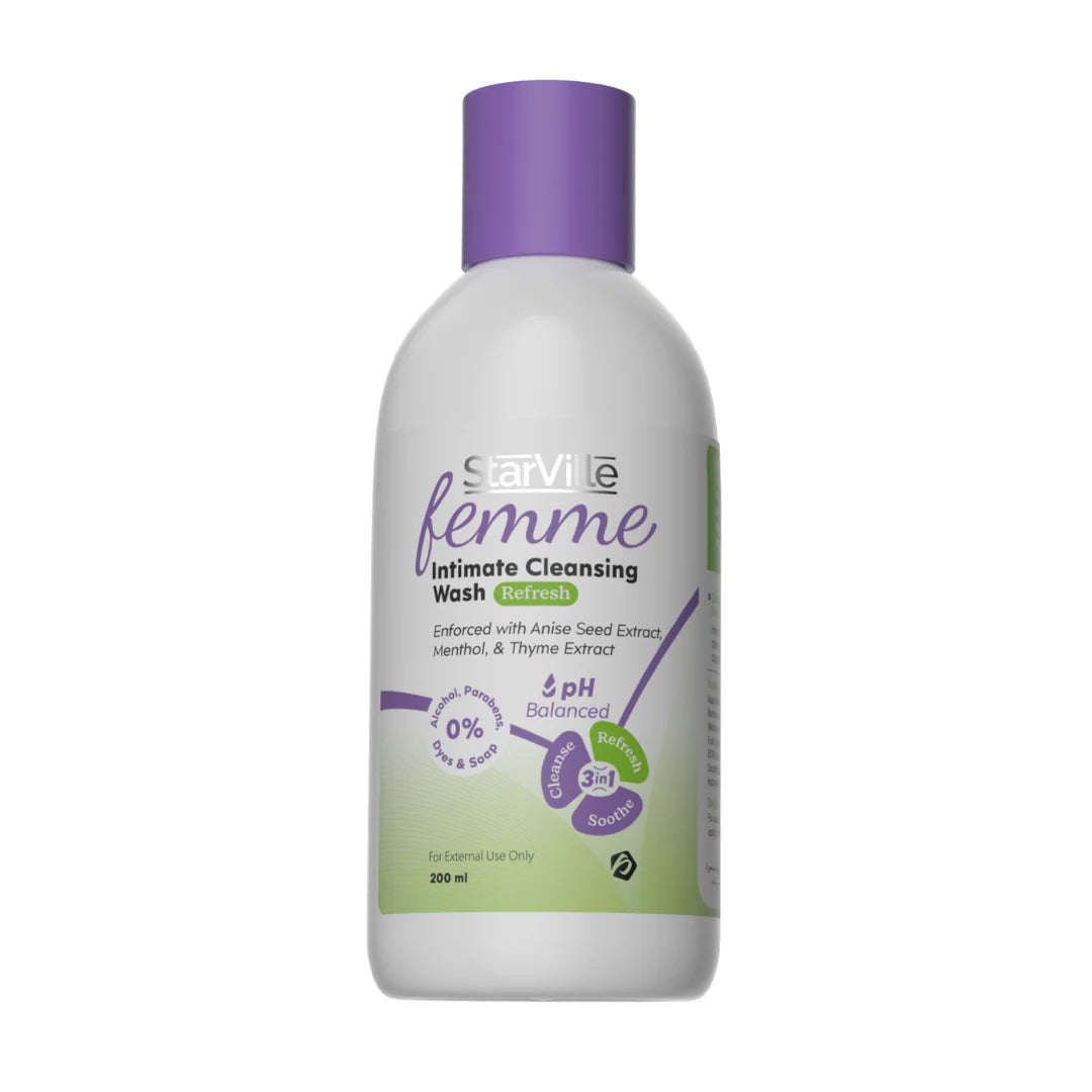 Starville femme intimate cleansing wash refresh 200ml