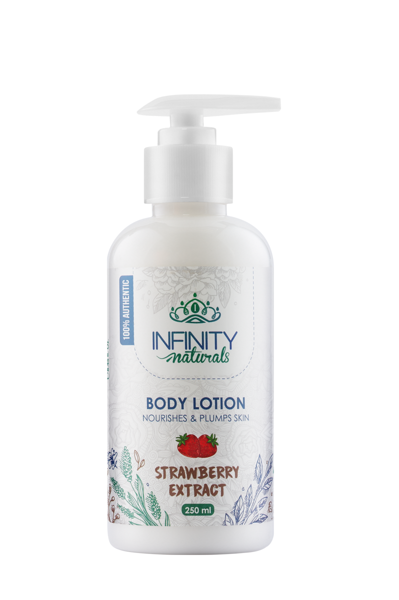 Infinity body lotion strawberry extract