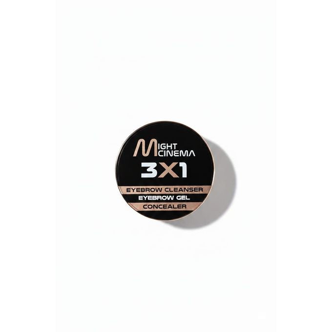 Might Cinema 3X1 Cream Makeup Display Set EYEBROW CLEANSER - EYEBROW GEL - CONCEALER 102 - 4g