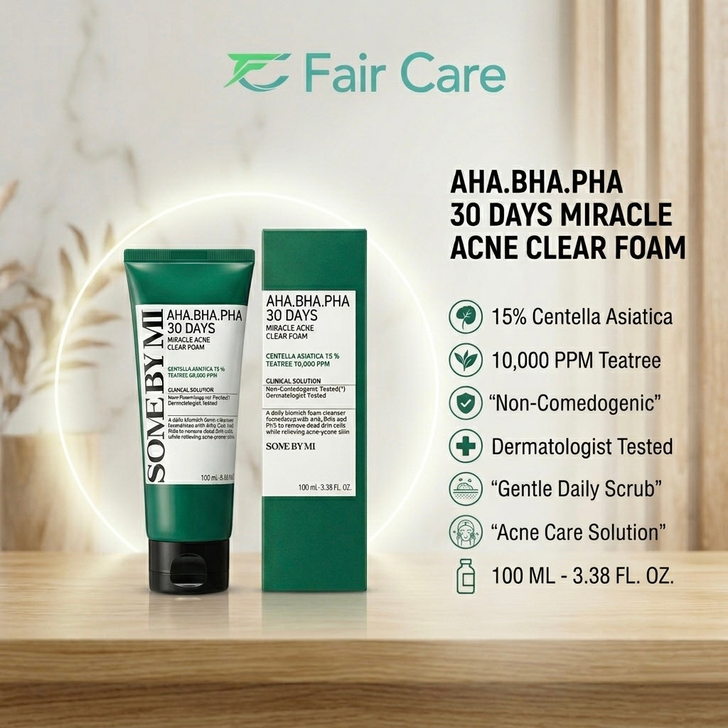 Some by mi (AHA.BHA.PHA 30 days) miracle acne clear foam 100ml