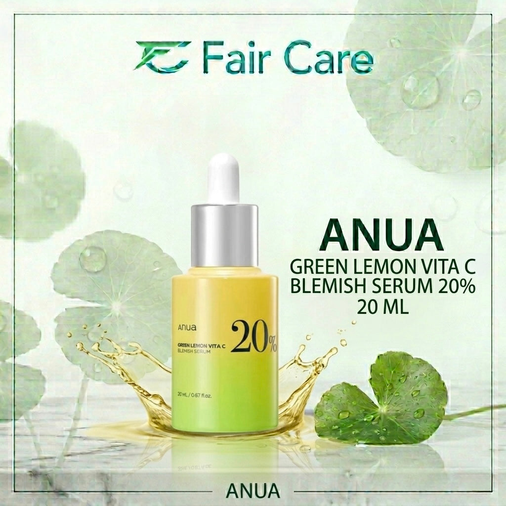 Anua green lemon vita c blemish serum