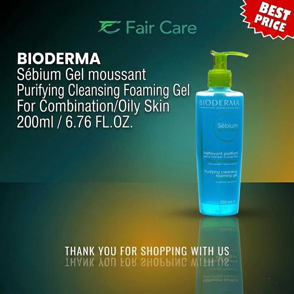 BIODERMA SEBIUM FOAM CLEANSER GEL moussant 200ml