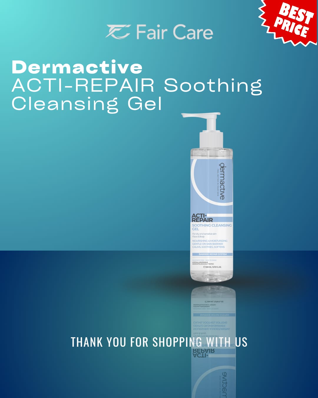 Dermactive (acti-repair) soothing cleansing gel