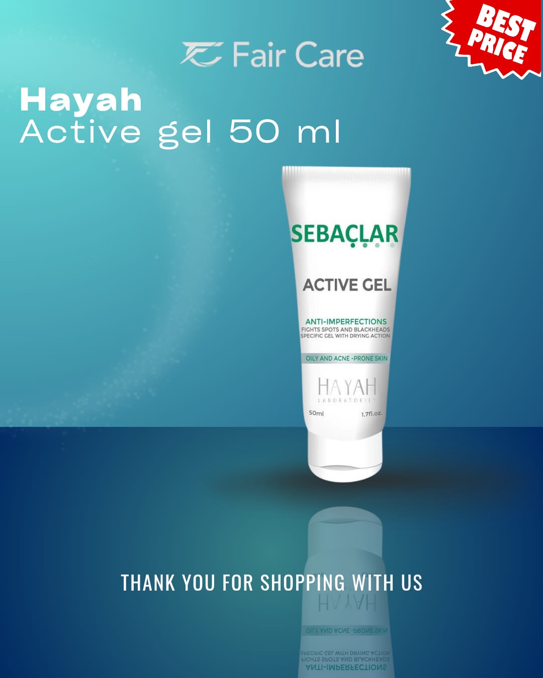Hayah active gel (50ml)