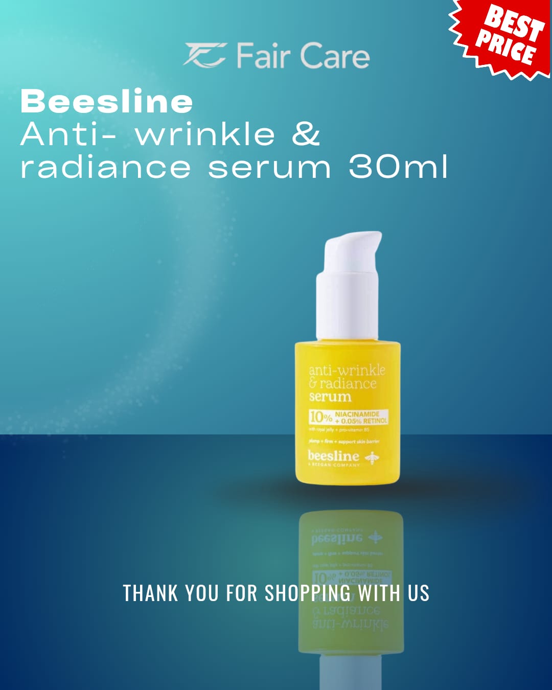 Beesline anti wrinkle & radiance serum (30ml)