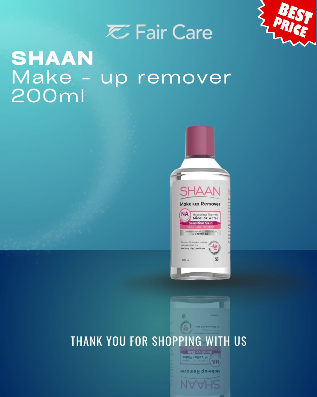 Shaan make-up remover (200ml)