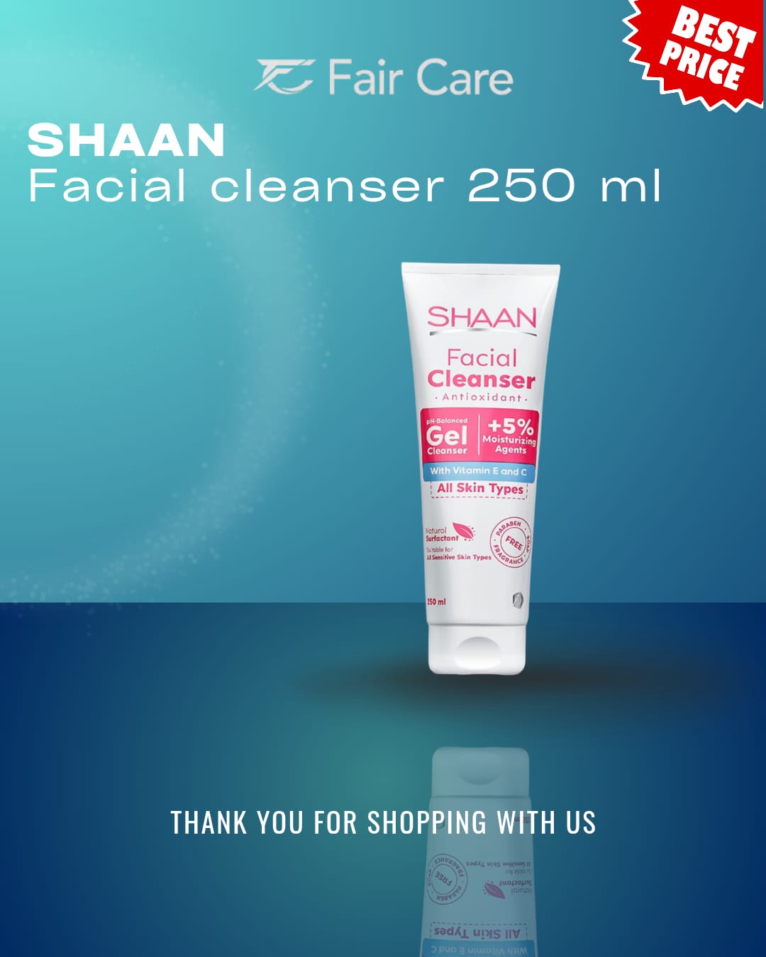Shaan Facial cleanser (250ml)