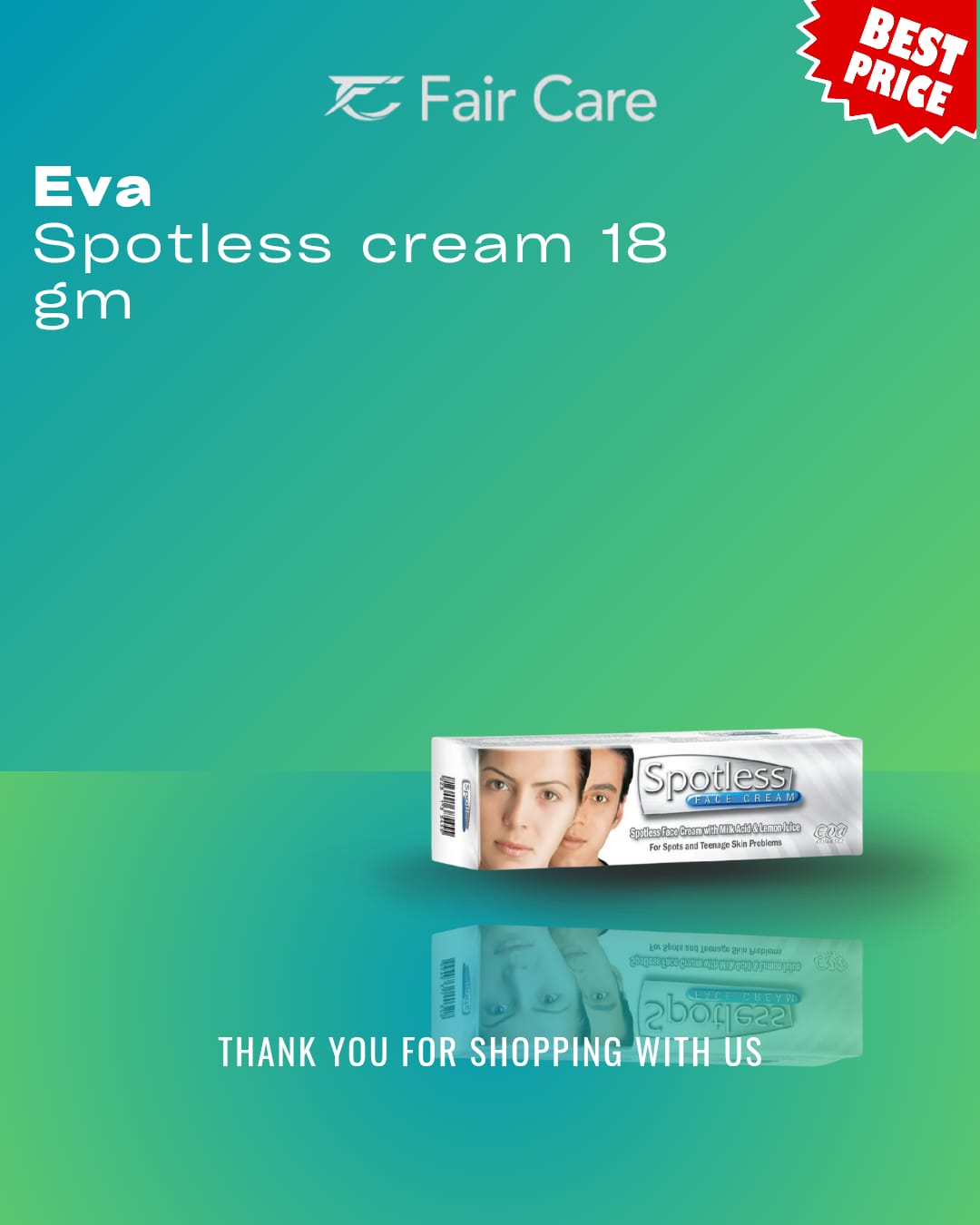 كريم إيفا للوجه الخالي من الشوائب 18 جرام