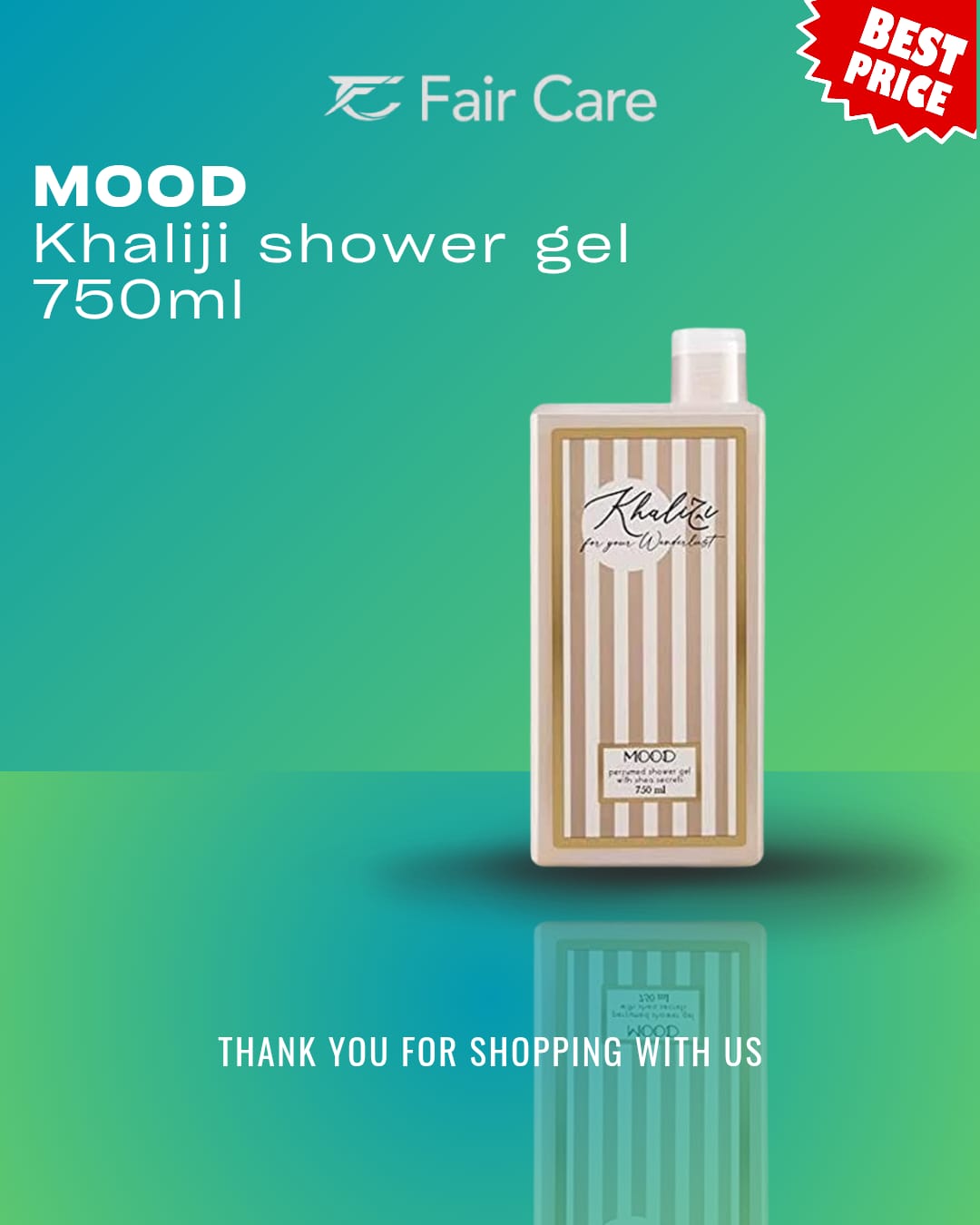 MOOD KHALIJI SHOWER GEL 750grams