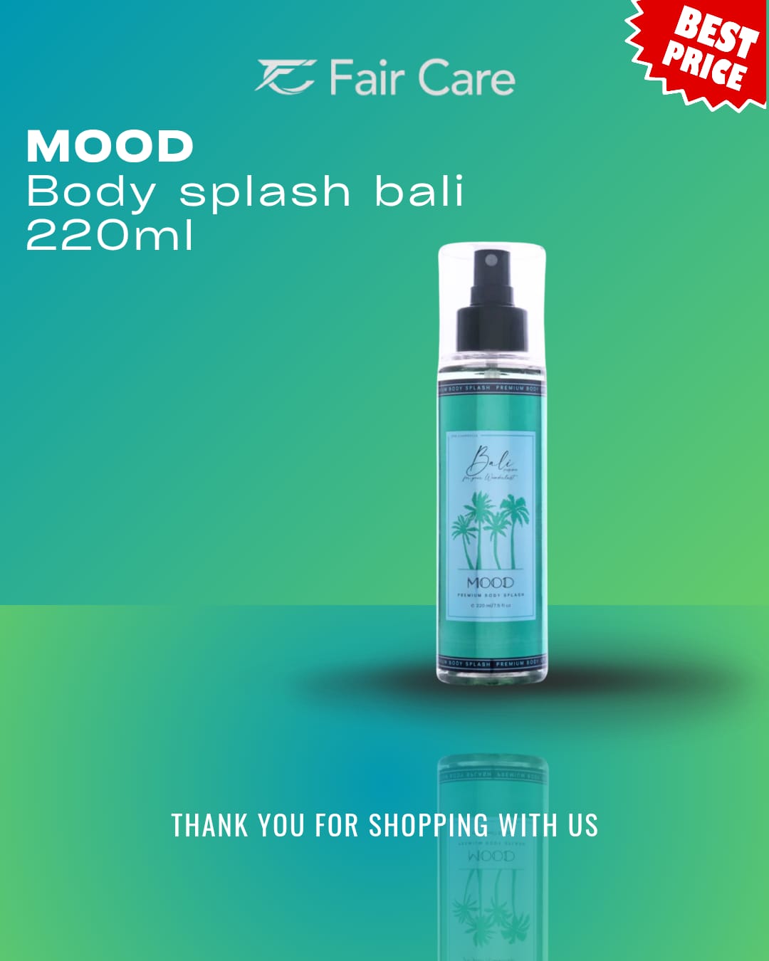 MOOD Bali Body Splash 220ml