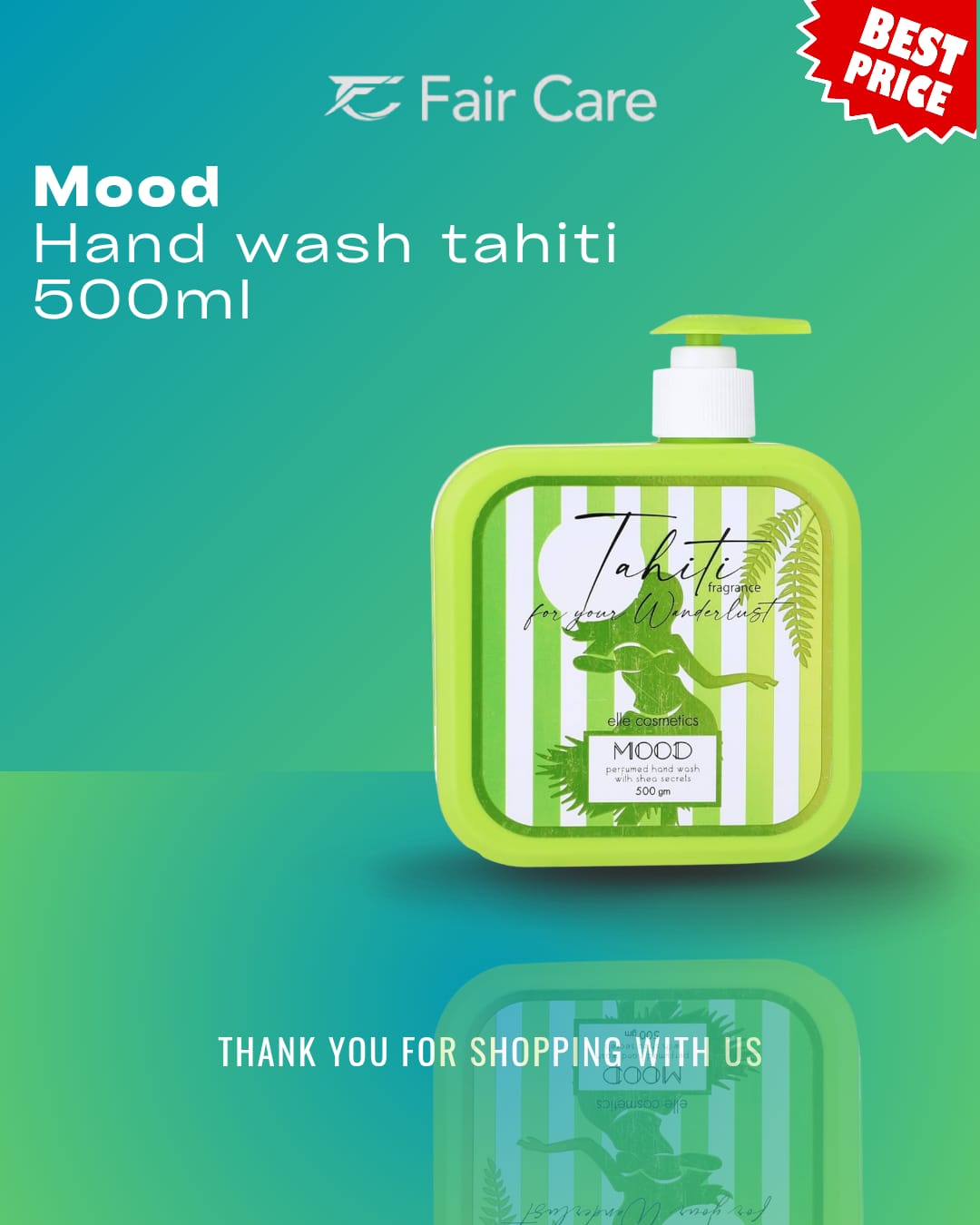 Hand Wash Green 500ml