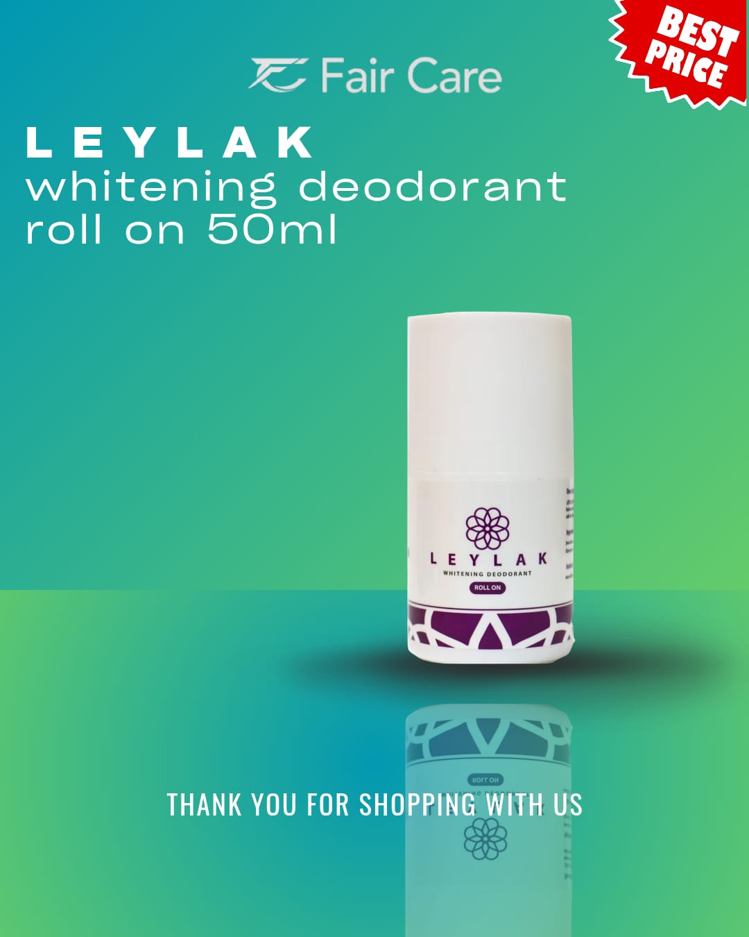 Leylak WHITENING ROLL ON DEODORANT