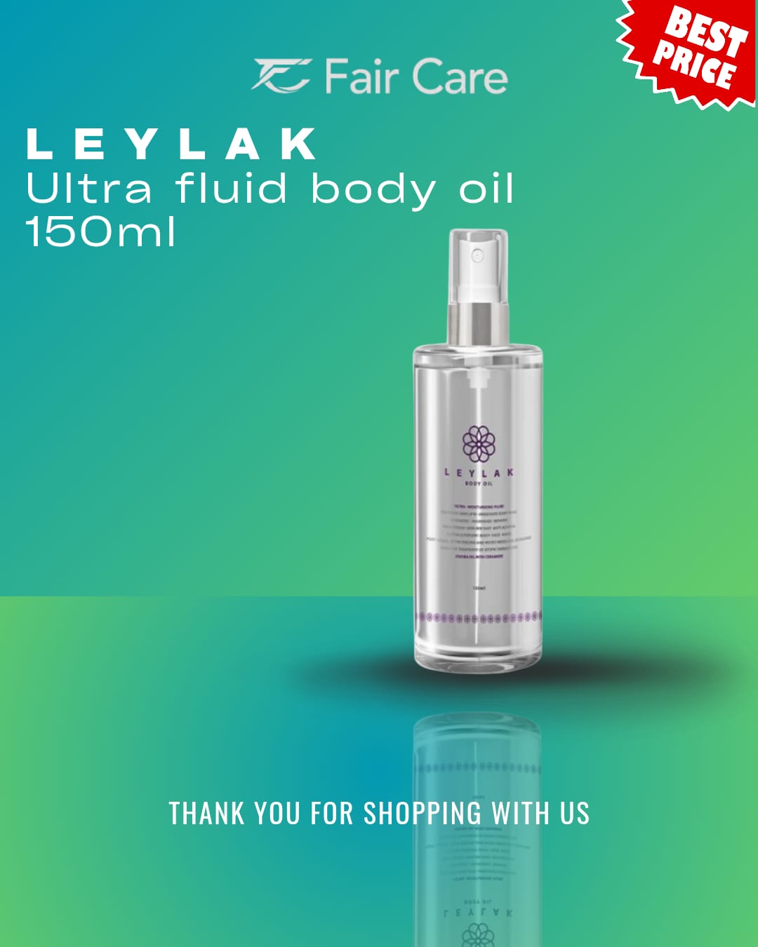 Leylak Body Oil Ultra Moisturizers 150Ml