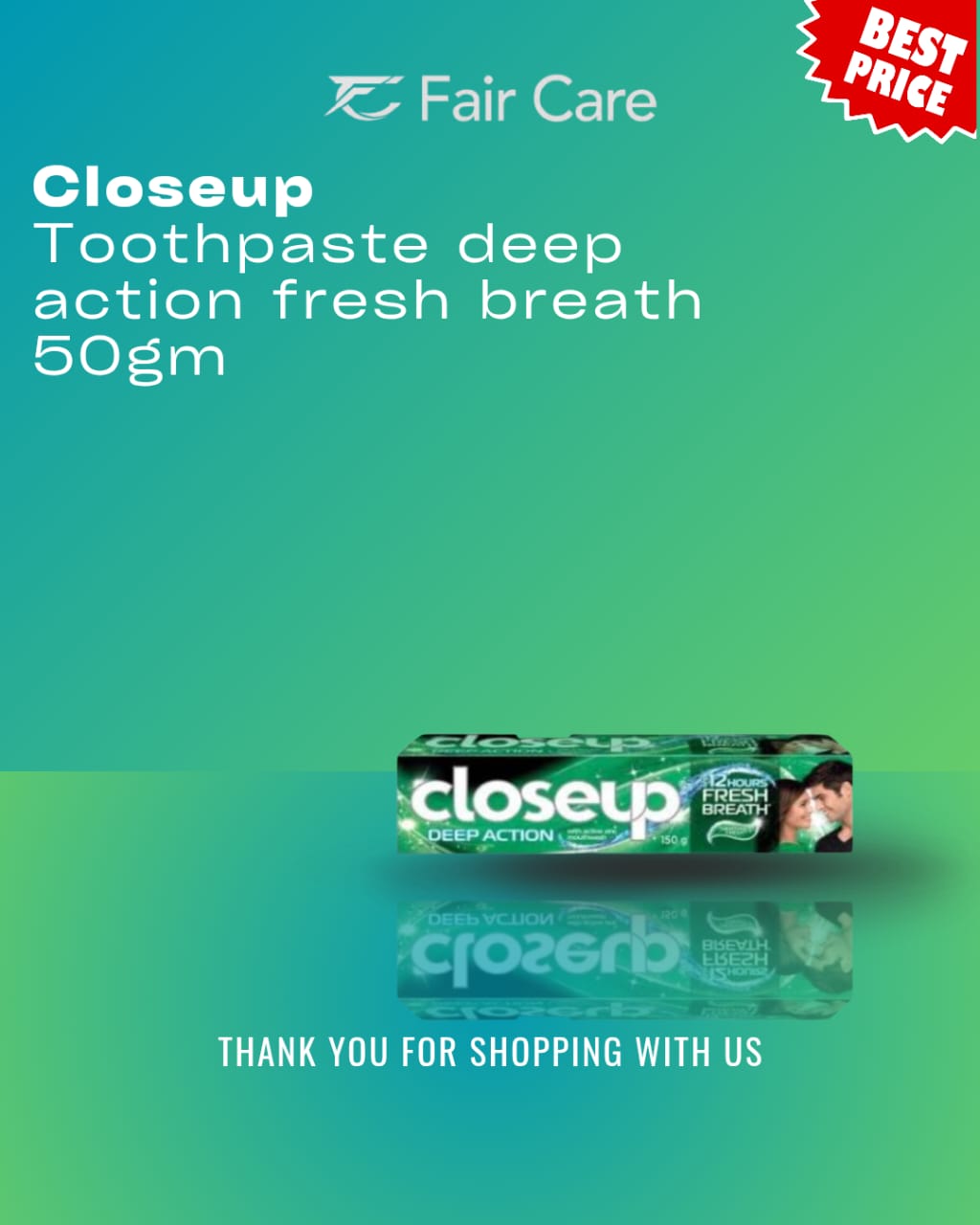 معجون أسنان كلوس اب مفعول عميق نفس منعش 50 جم