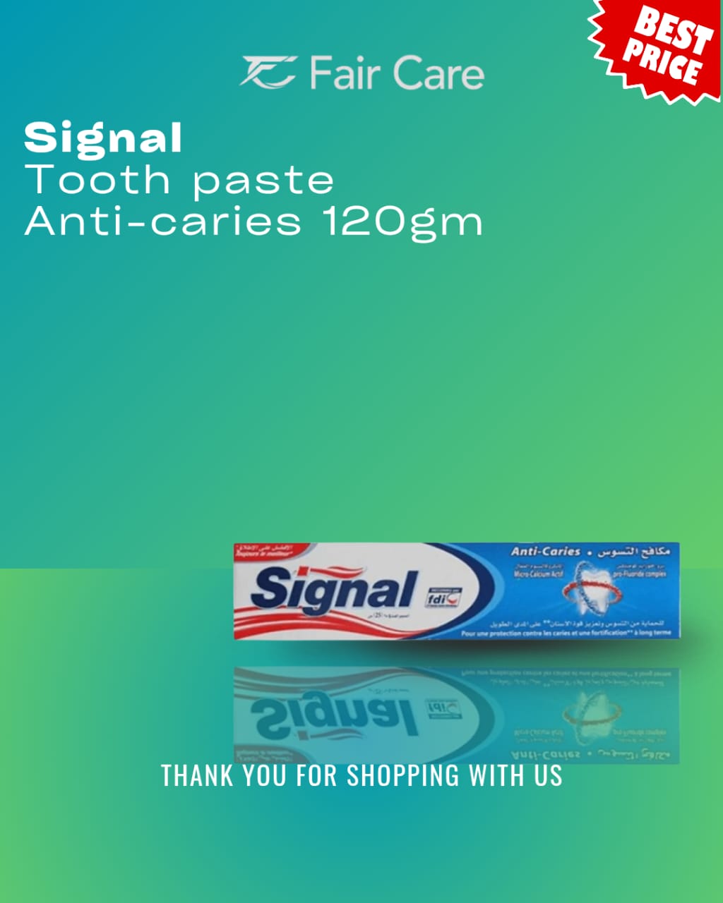معجون أسنان سيجنال ضد التسوس 120 جم