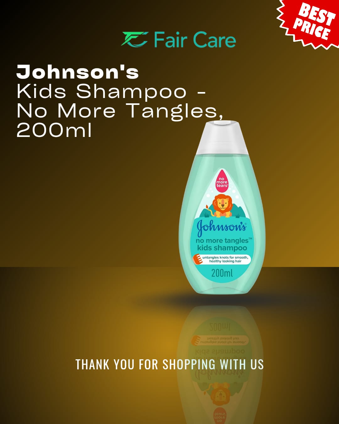 Johnson's Kids Shampoo No More Tangles 200ml