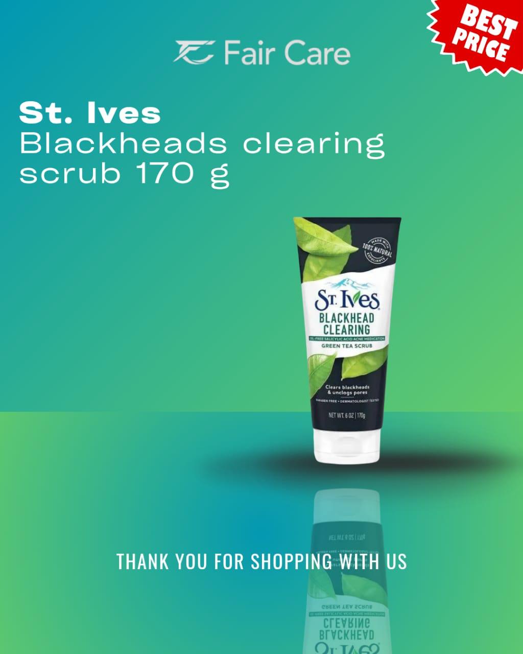 St.Ives Blackheads Clearing Scrub 170g