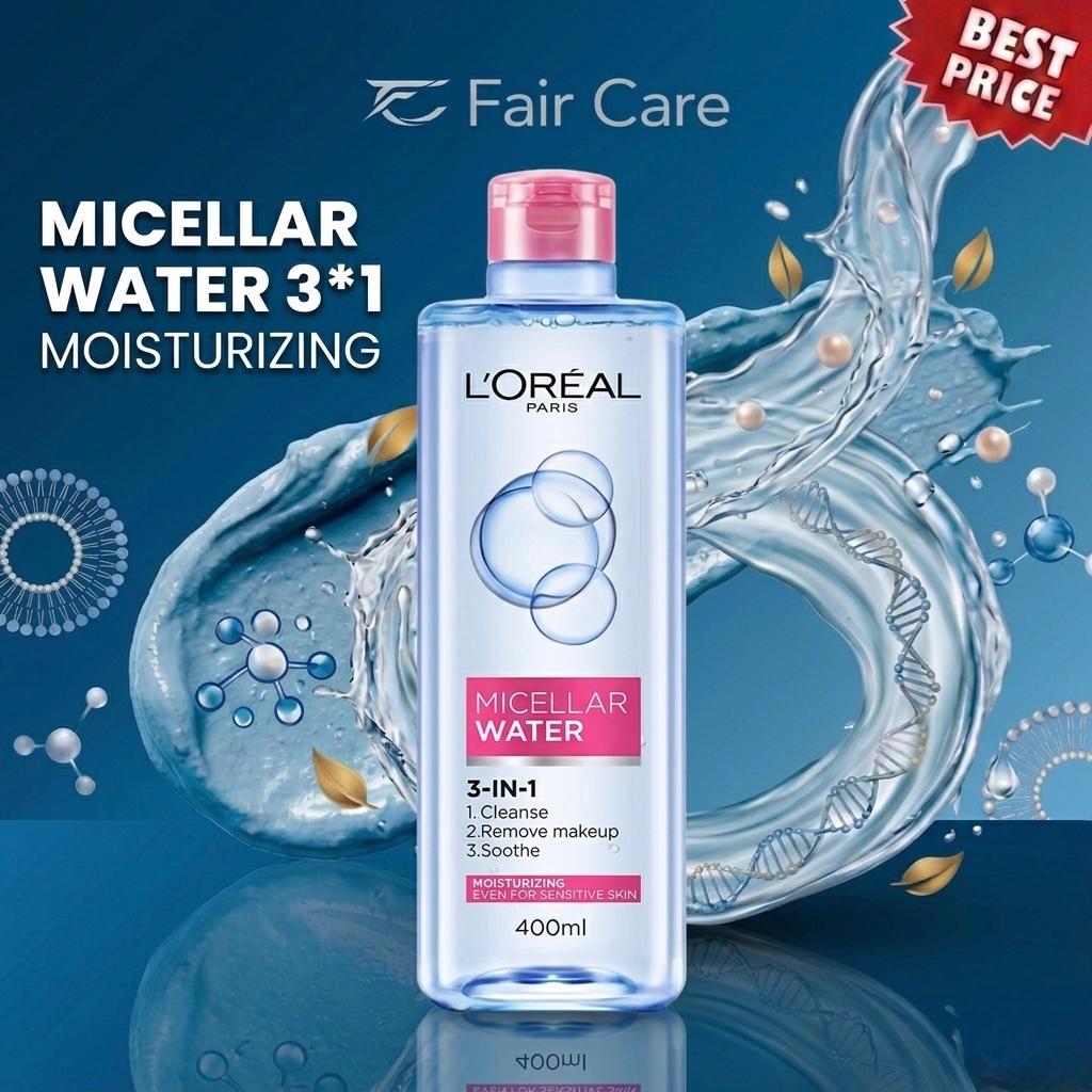 LOREAL MICELLAR WATER 3*1 400M
