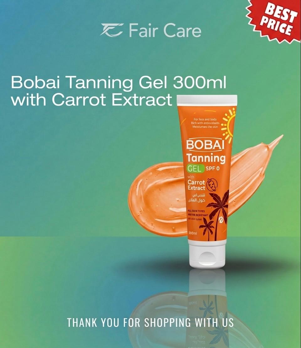 Bobai Tanning Gel With Carrot Extract 300ml