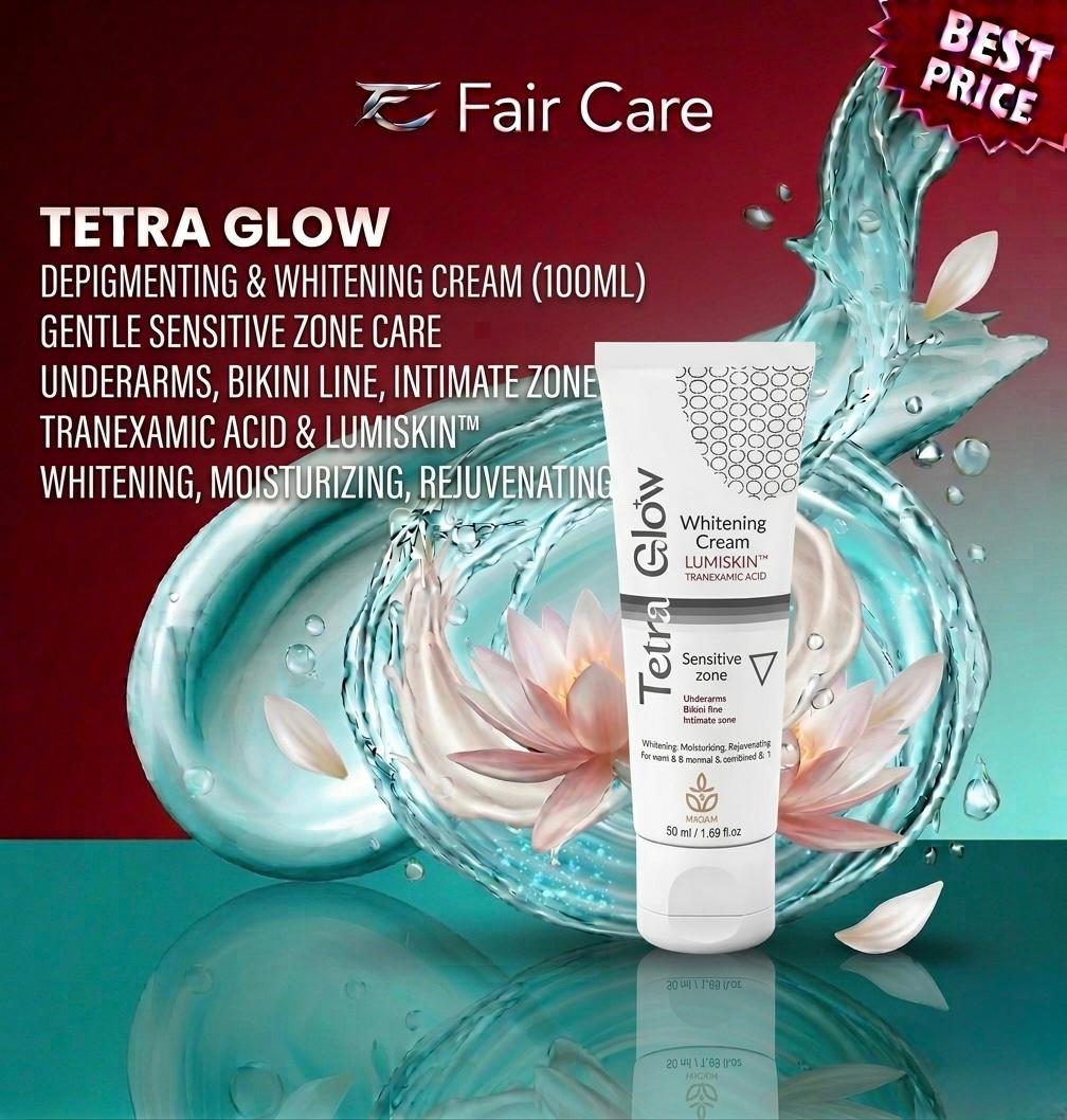 Tetra Glow Whitening Cream For Sensetive Zones