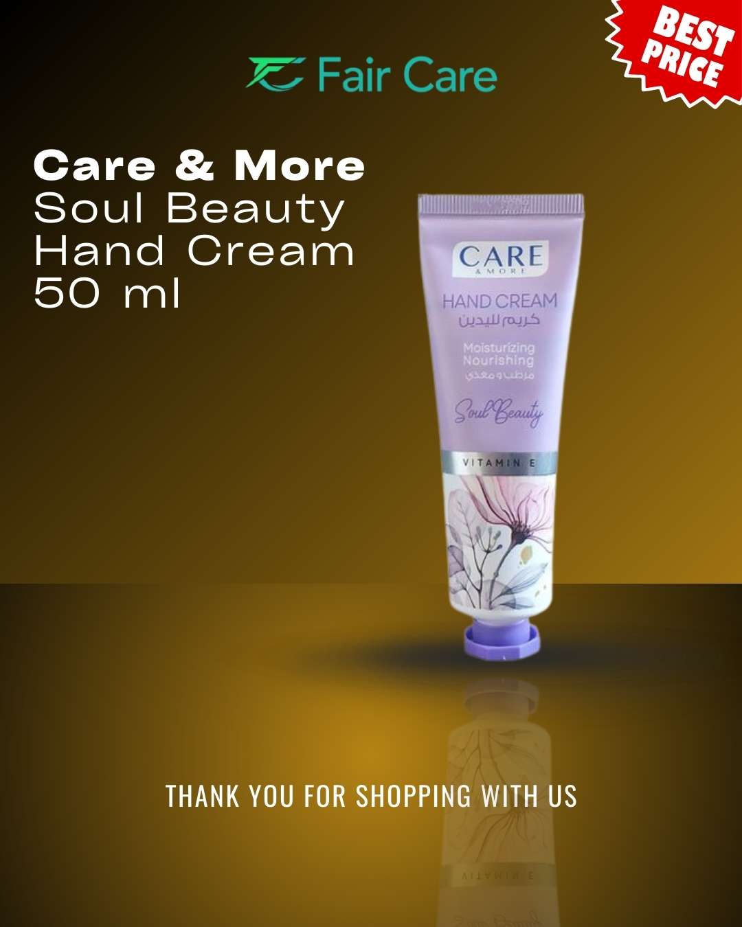Care & More SOUL BEAUTY Hand Cream 50ML