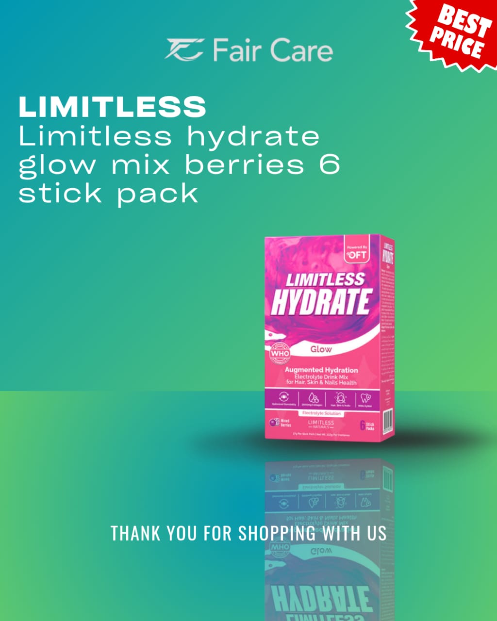 Limitless هيجلو ميكس بيري 6 أعواد