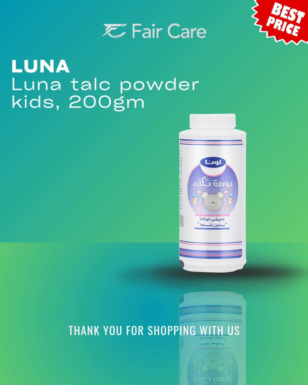 Luna taic powder kids 200gm