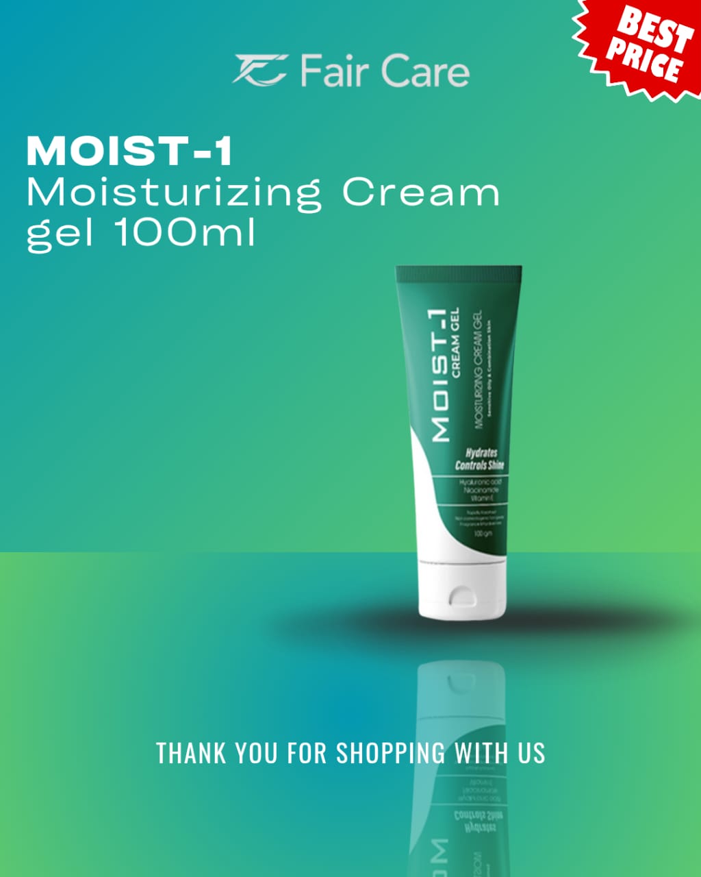 مرطب -1 كريم جل مرطب 100 مل