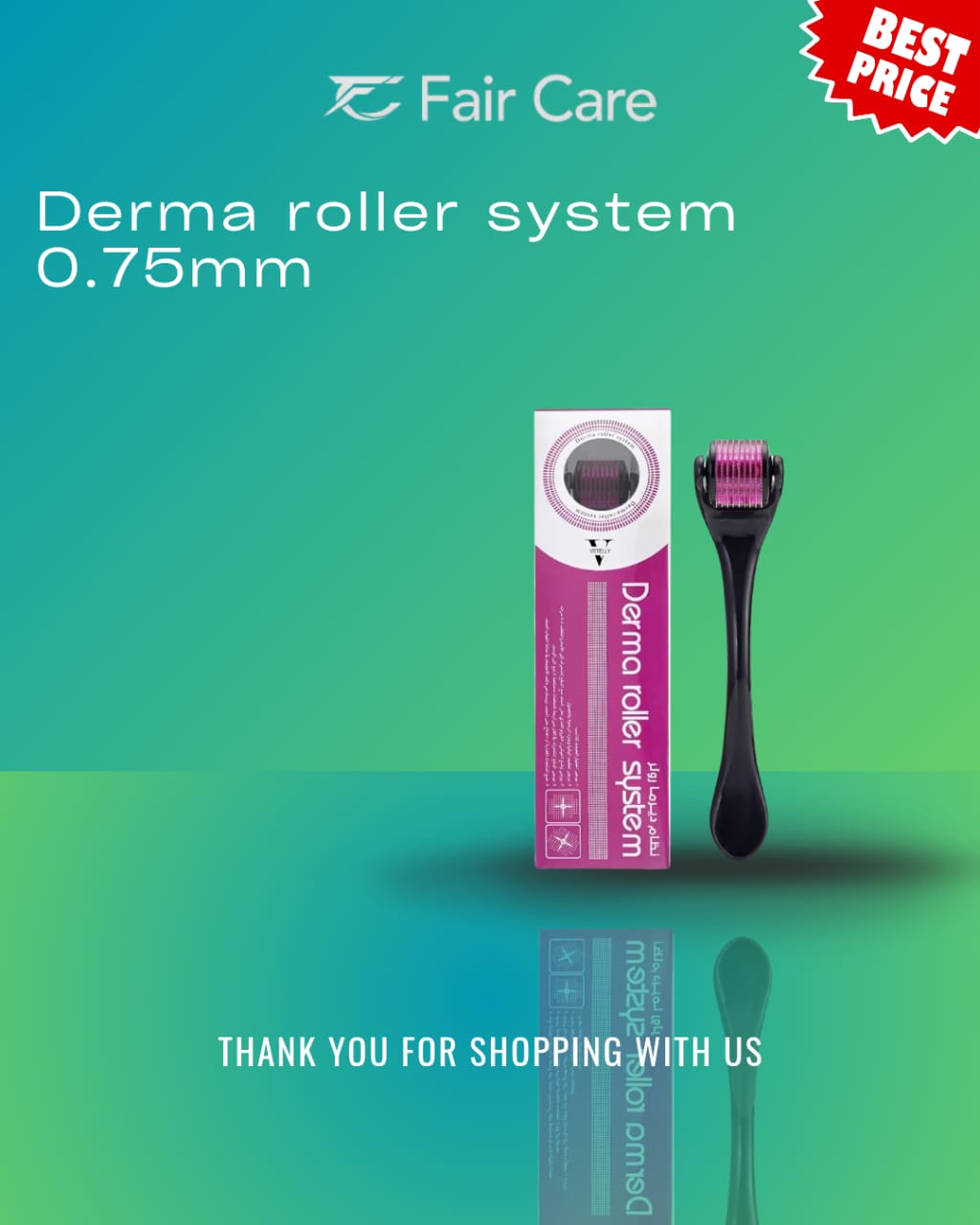 Derma roller 0.75mm