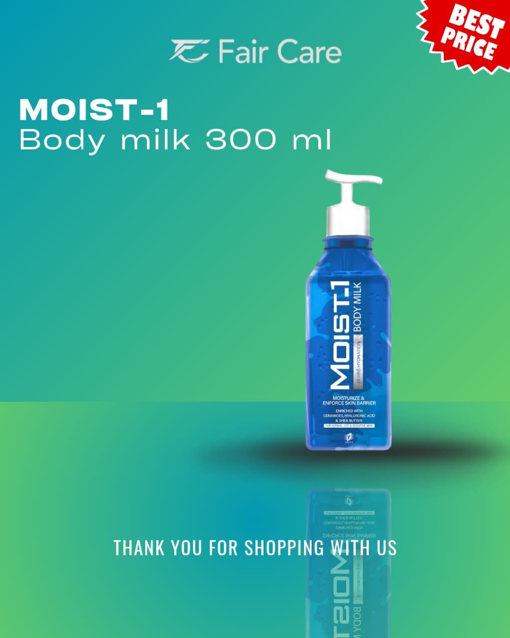 Moist -1 body milk 300ml