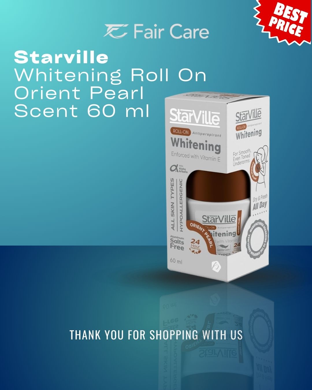 ستارفيل رول أون للتفتيح برائحة لؤلؤ الشرق (60 جم)