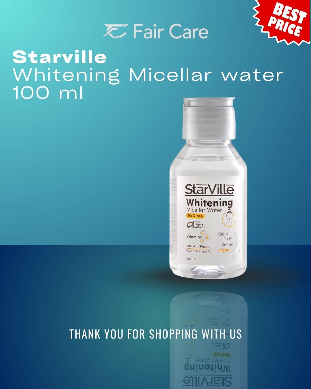 مياه ميسيلار للتفتيح من ستارفيل (100 مل)