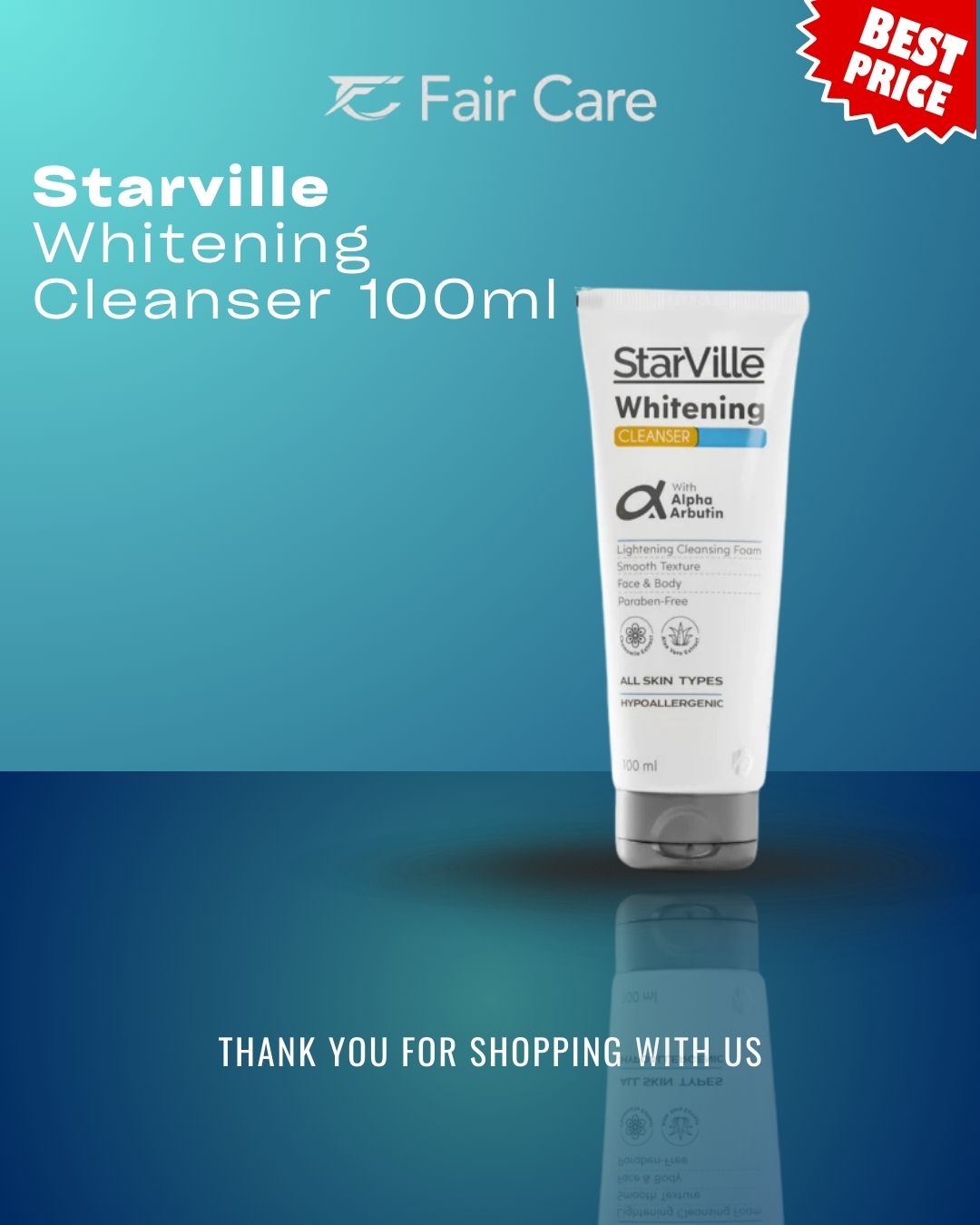 منظف ستارفيل المفتح للبشرة (100 مل)