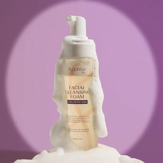 Flourish facial cleansing foam